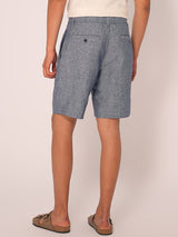 Men's Blue Casual Regular Fit Solid Shorts