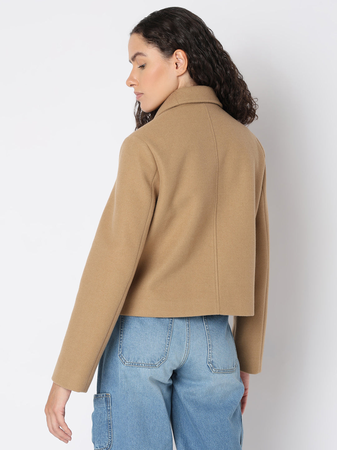 Women's Light Brown Short Jacket