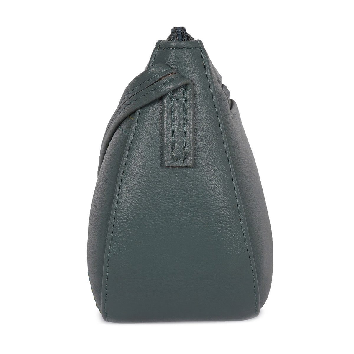 Women's Curb Blue Large Saddle Bag