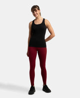 Women's Black Pure Cotton Tank