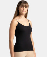Women's Black Pure Cotton Camisole
