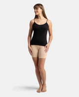 Women's Black Pure Cotton Camisole