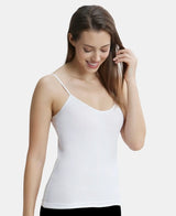 Women's White Pure Cotton Camisole