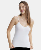 Women's White Pure Cotton Camisole