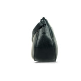 Women's Curb Black Large Saddle Bag