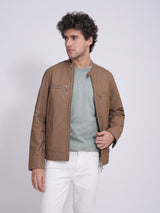 Men's Green Casual Relaxed Fit Solid Short sleeves Tshirt