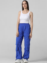 Women's White Knitted Casual Solid Cropped Sleeveless Top
