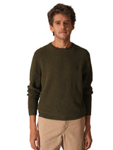 Men's Green Casual Regular Fit Full Sleeves Sweatshirt