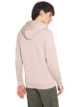Men's Beige Casual Regular Fit Solid Full Sleeves Hoodie