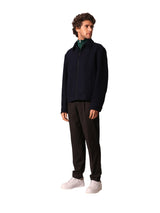 Men's Blue Casual Regular Fit Solid Full Sleeves Jacket