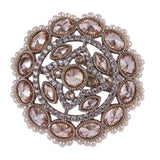 Women's and Girls Enchanting Round Shape Gold Plated Adjustable Finger Ring
