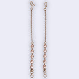 Women's Incredible Oval Shape Gold Plated Ear-Chain(Kaan Chain)