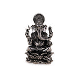 Lord Ganesha Silver Gold Plated Idol Murti Home and Office Decorative Gifting