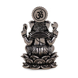 Lord Ganesha Silver Gold Plated Idol Murti Home and Office Decorative Gifting