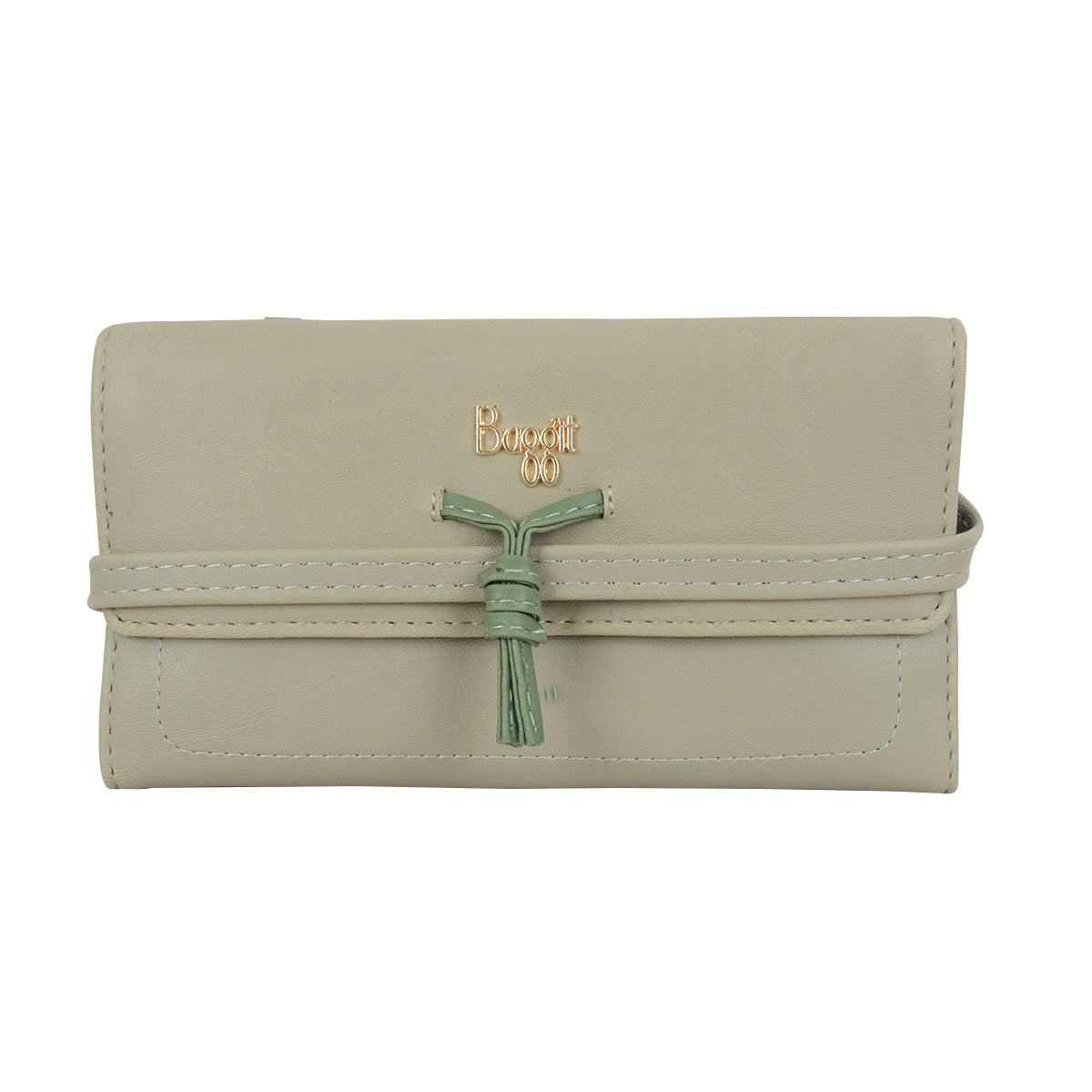 Women's Grasswhopper Green Large Harmonium Wallet