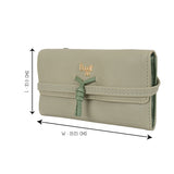 Women's Grasswhopper Green Large Harmonium Wallet