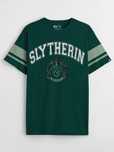 Men's Green Casual Printed Regular Fit Half Sleeves Tshirt