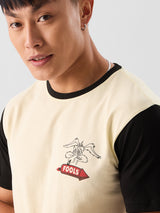 Men's Multicolor Casual Printed Regular Fit Half Sleeves Tshirt