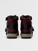 Men's Red Casual Colourblock Sneakers