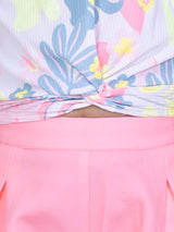 Girls Mid Thigh Length Semi Casual Shorts Set