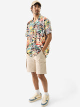 Men's Multicolor Casual Printed Regular Fit Half Sleeves Shirt