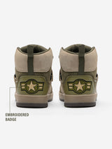 Men's Green Casual Colourblock Sneakers