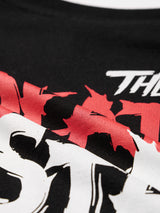 Men's Black Casual Graphic Sleeveless Vest