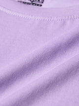 Men's Purple Casual Solid Regular Fit Half Sleeves Tshirt