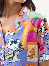 Women's Multicolor Casual Regular Fit Printed Half Sleeves Shirt