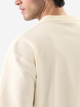 Men's White Casual  Half Sleeves Polo Tshirt