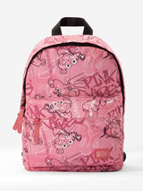Women's Pink Polyester Backpack