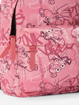 Women's Pink Polyester Backpack