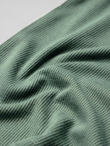 Women's Green Casual Slim Fit Solid Half Sleeves Top