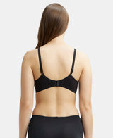 Women's Black Cotton Stretch Bra