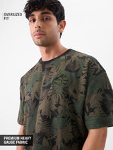 Men's Multicolor Casual Graphic Half Sleeves Tshirt