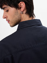Men's Blue Casual Solid Regular Fit Full Sleeves Shirt
