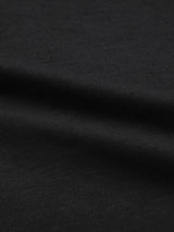 Men's Black Casual Solid Regular Fit Half Sleeves Tshirt