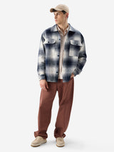 Men's Multicolor Casual Checked Full Sleeves Shacket