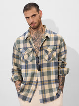 Men's Multicolor Casual Checkered Regular Fit Full Sleeves Shirt