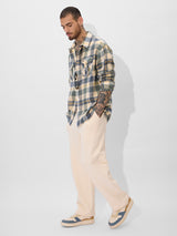 Men's Multicolor Casual Checkered Regular Fit Full Sleeves Shirt