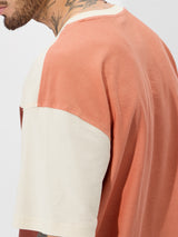 Men's Multicolor Casual Solid Oversized Fit Half Sleeves Tshirt