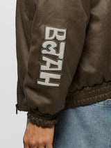 Men's Brown Casual  Full Sleeves Jacket