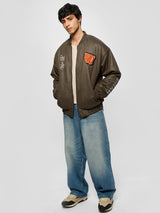 Men's Brown Casual  Full Sleeves Jacket