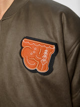 Men's Brown Casual  Full Sleeves Jacket