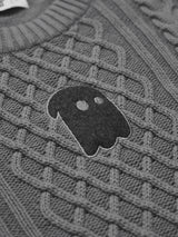 Men's Grey Casual  Full Sleeves Sweater