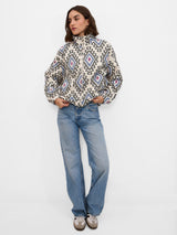 Women's Multicolor Casual Graphic Jacket