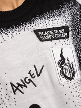 Women's Multicolor Casual Oversized Sweater