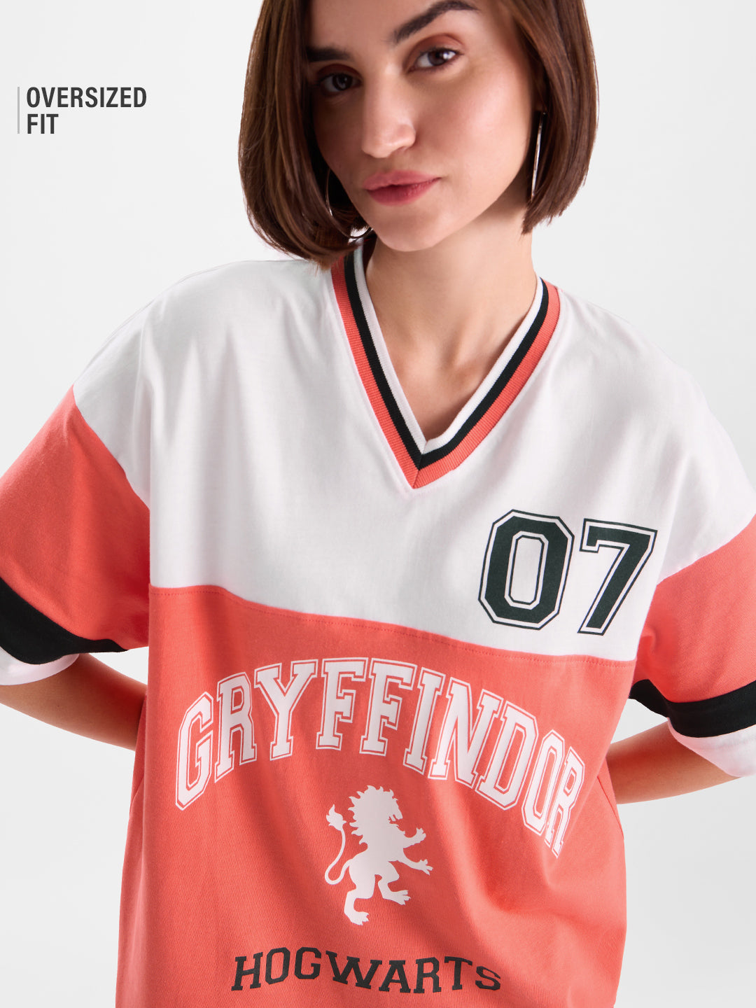 Women's Multicolor Casual Oversized Fit Printed Half Sleeves Tshirt