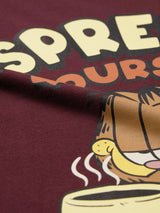 Men's Brown Casual Graphic Half Sleeves Tshirt