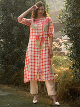 Women's Multi Printed A-Line Kurta Trouser Set